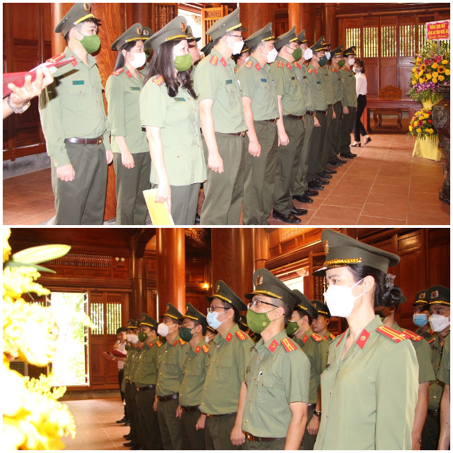 Đoàn đại biểu dâng hoa, dâng hương tại Khu di tích Kim Liên, huyện Nam Đàn