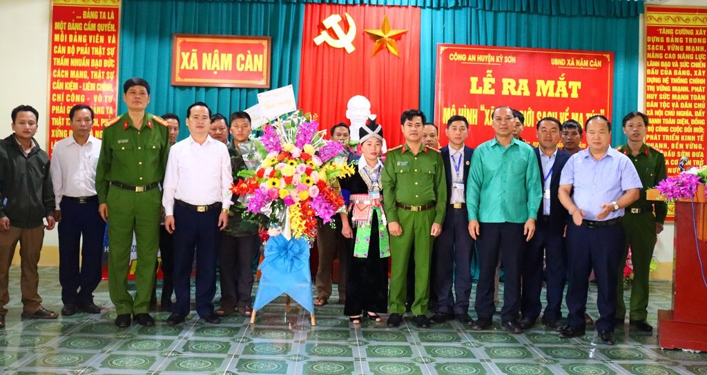 Ra mắt Ban chỉ đạo mô hình “Xã biên giới sạch về ma túy” xã Nậm Càn 