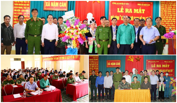 Ra mắt mô hình 'Xã biên giới sạch về ma túy' đầu tiên trên địa bàn huyện Kỳ Sơn