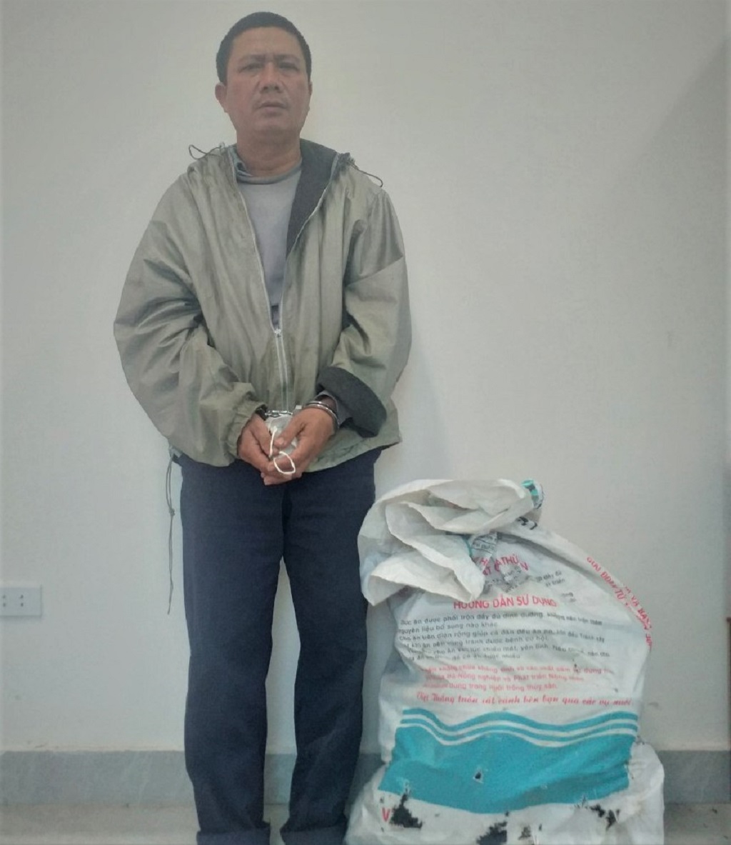 Đối tượng Đoàn Công Tuấn và tang vật