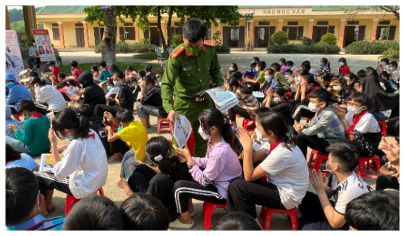 Tuyên truyền pháp luật về phòng, chống ma túy cho học sinh các xã biên giới huyện Thanh Chương