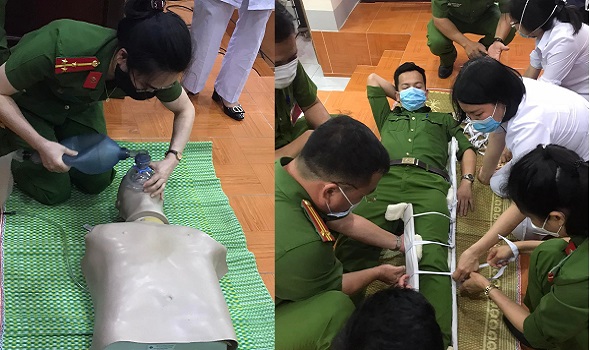 Tập huấn kỹ năng xử trí sơ, cấp cứu ban đầu