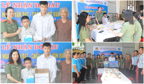 Phụ nữ khối An ninh Công an tỉnh đồng hành cùng chương trình 