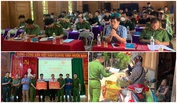 Công an thị xã Hoàng Mai: Hỗ trợ đơn vị kết nghĩa trong thực hiện Đề án xây dựng 
