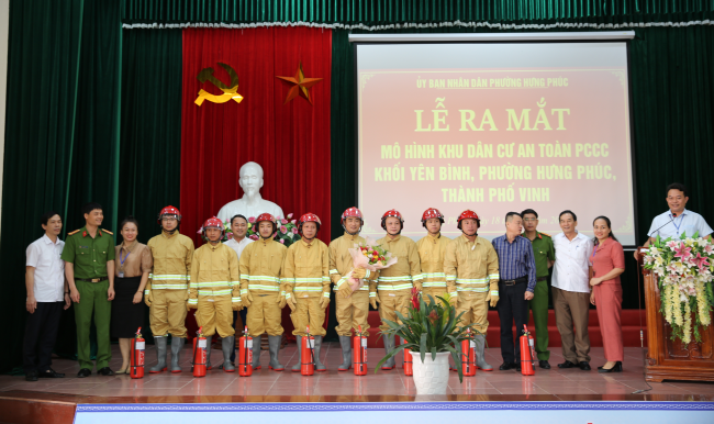Ra mắt mô hình Khu dân cư an toàn về PCCC