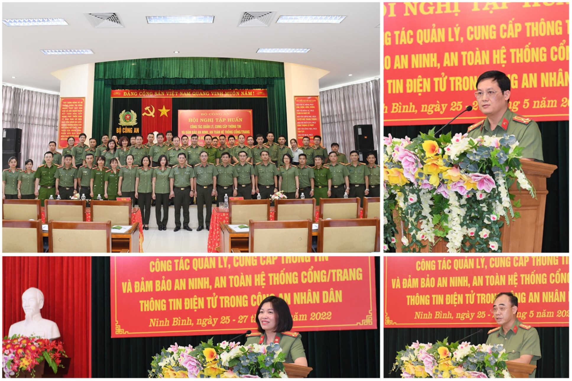 Tập huấn nghiệp vụ về Cổng/Trang thông tin điện tử trong Công an nhân dân