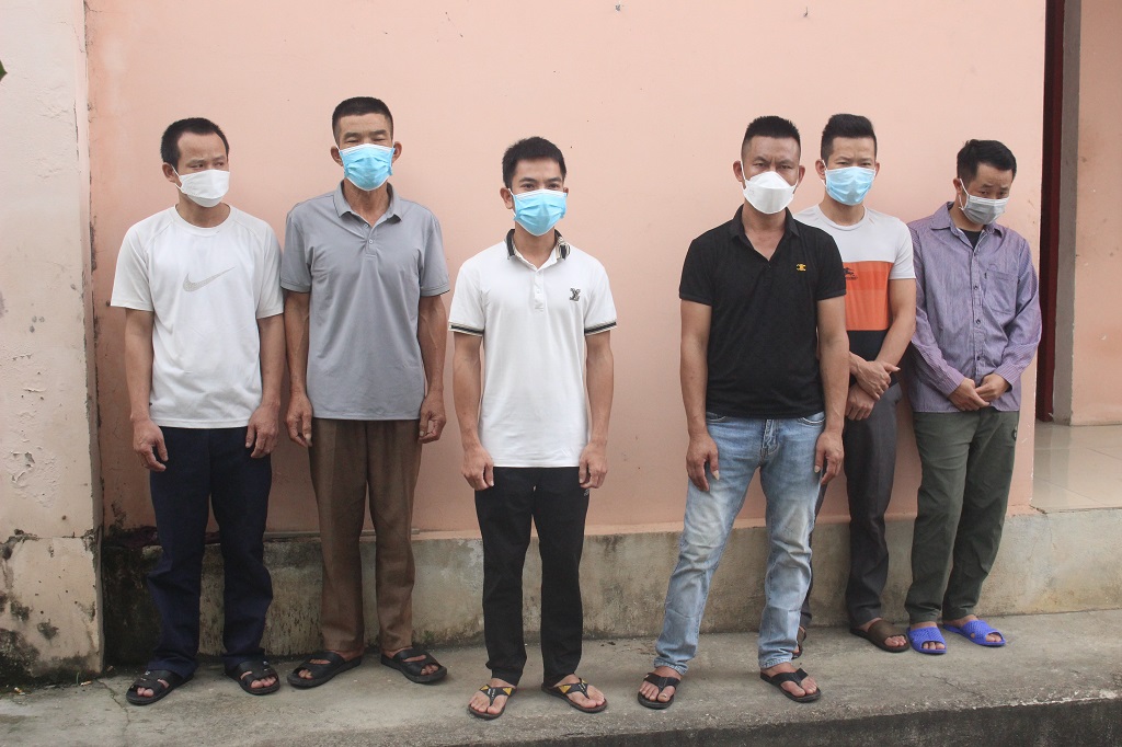 Một số đối tượng trong đường dây bị bắt giữ