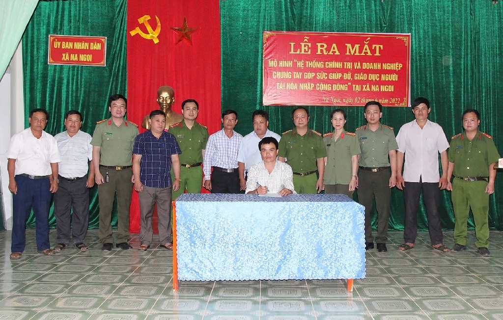Ra mắt mô hình “Hệ thống chính trị và doanh nghiệp chung tay góp sức, giáo dục người tái hòa nhập cộng đồng”