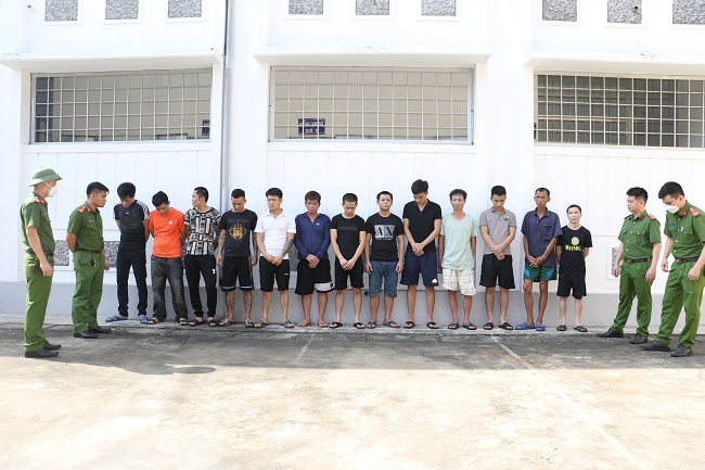 Hàng chục đối tượng bị lực lượng chức năng phát hiện, bắt giữ