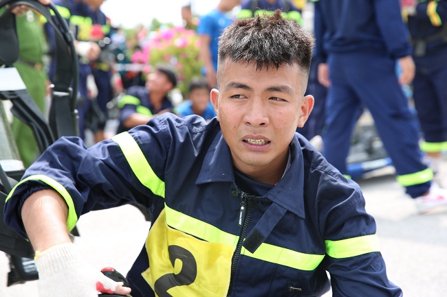Sự mệt mỏi của vận động viên sau mỗi phần thi của mình