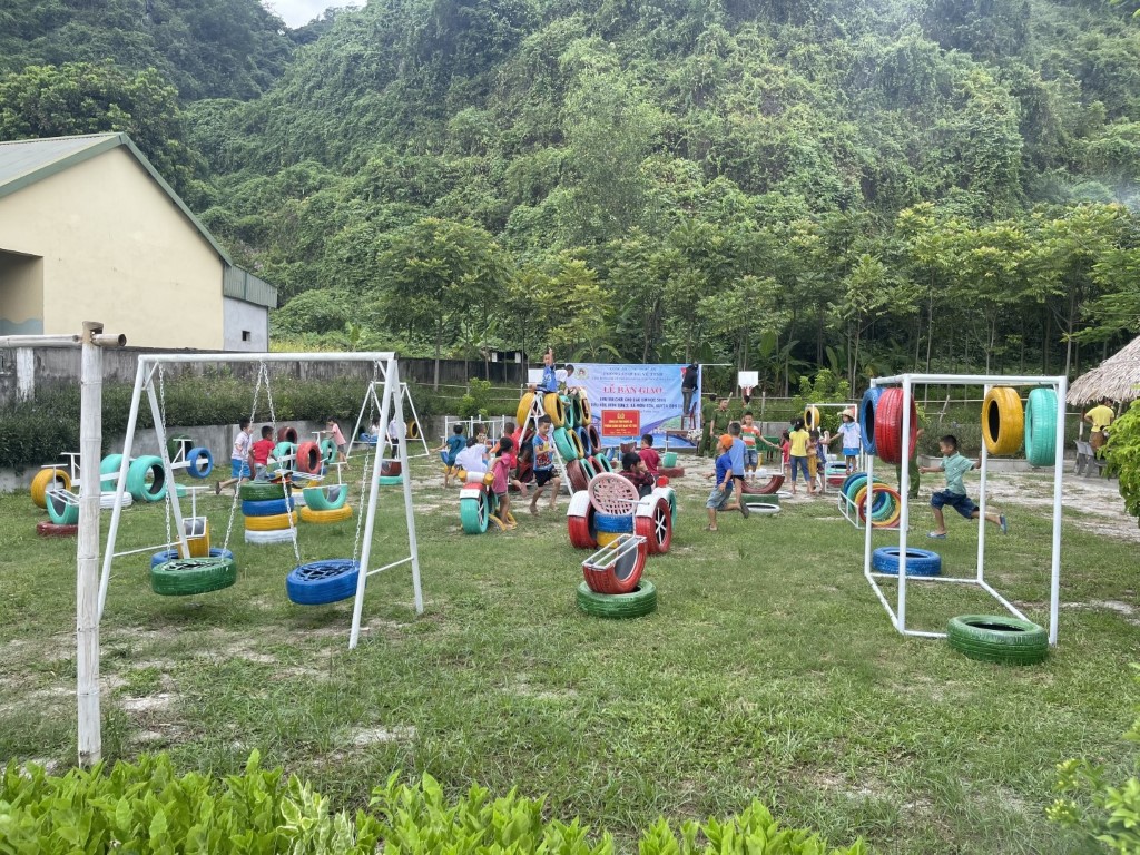 Khu vui chơi được xây dựng trên diện tích khá rộng