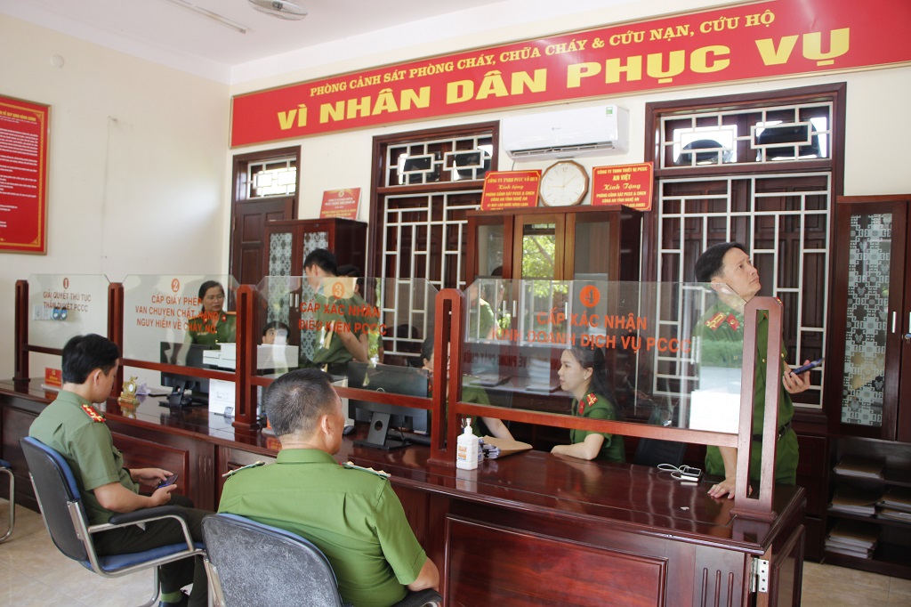 Tại Phòng Cảnh sát PCCC và CNCH