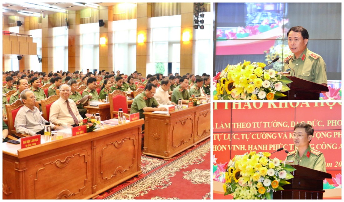 Học tập và làm theo Bác về ý chí tự lực, tự cường và khát vọng phát triển đất nước phồn vinh, hạnh phúc trong CAND