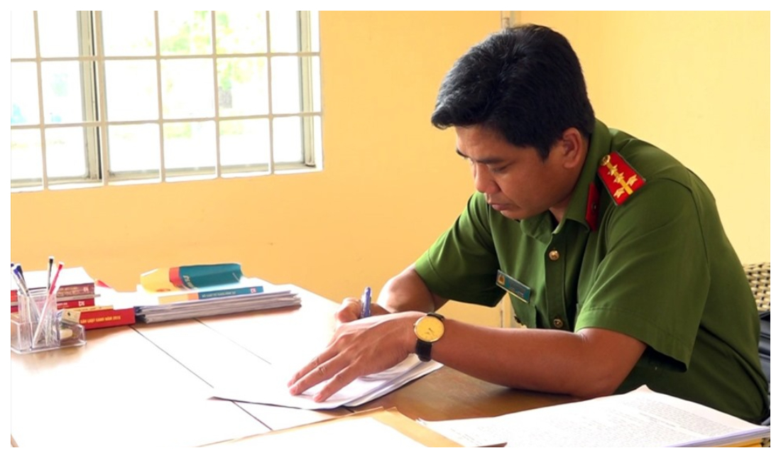 Đại úy Hồ Tấn Dương hy sinh trong khi truy bắt tội phạm