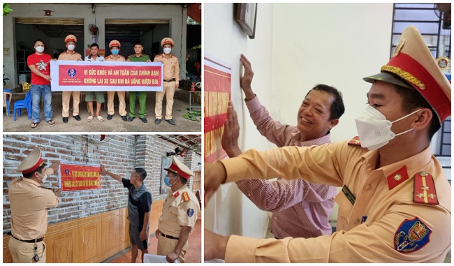 Treo băng rôn, phát tờ rơi tại các nhà hàng, quán nhậu