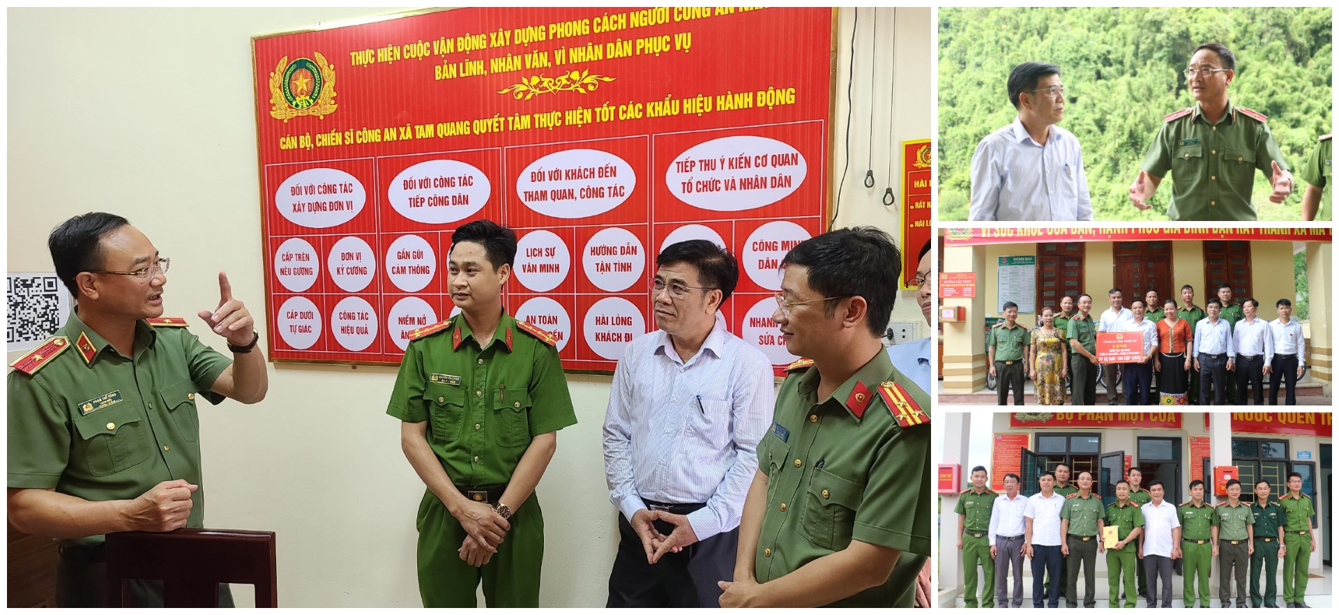 Giám đốc Công an tỉnh Nghệ An kiểm tra việc thực hiện Đề án xây dựng 'Xã biên giới sạch về ma túy'