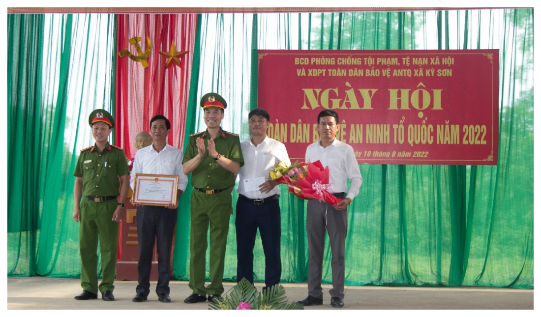 Ấn tượng tại Ngày hội toàn dân bảo vệ an ninh Tổ quốc ở xã Kỳ Sơn, huyện Tân Kỳ