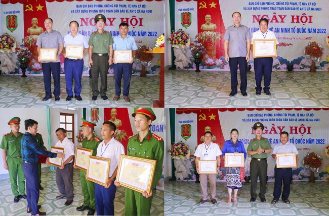 Nhiều tập thể, cá nhân có thành tích xuất sắc trong phong trào Toàn dân bảo vệ ANTQ đã được khen thưởng