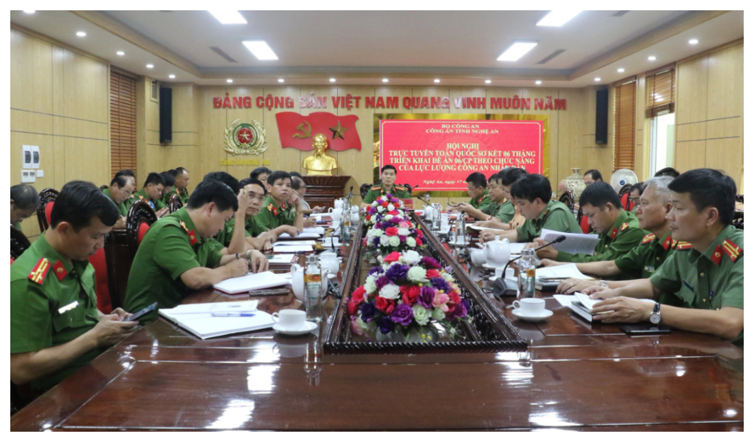 Hội nghị trực tuyến toàn quốc sơ kết 6 tháng triển khai Đề án 06