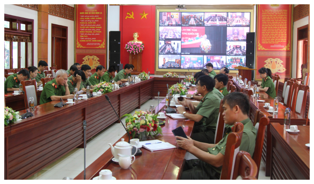 Đảng ủy Công an Trung ương phổ biến, quán triệt các nghị quyết Hội nghị lần thứ năm Ban Chấp hành Trung ương khóa XIII