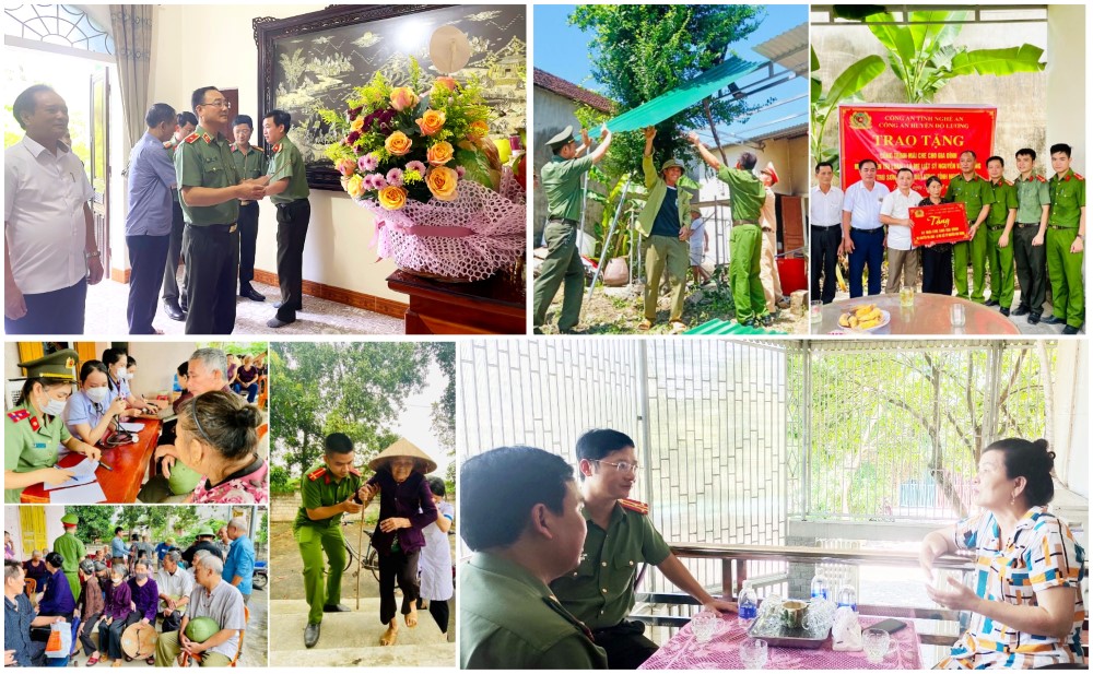 Nhiều hoạt động ý nghĩa nhân Kỷ niệm 77 năm Ngày thành lập lực lượng Công an nhân dân