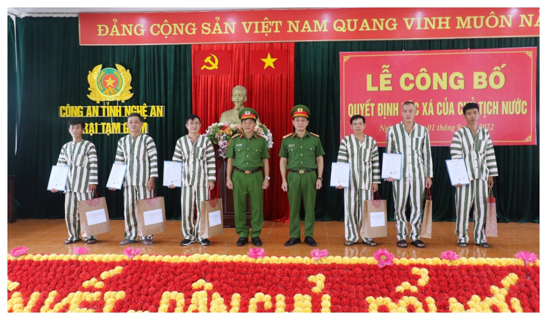 Lễ công bố quyết định đặc xá năm 2022