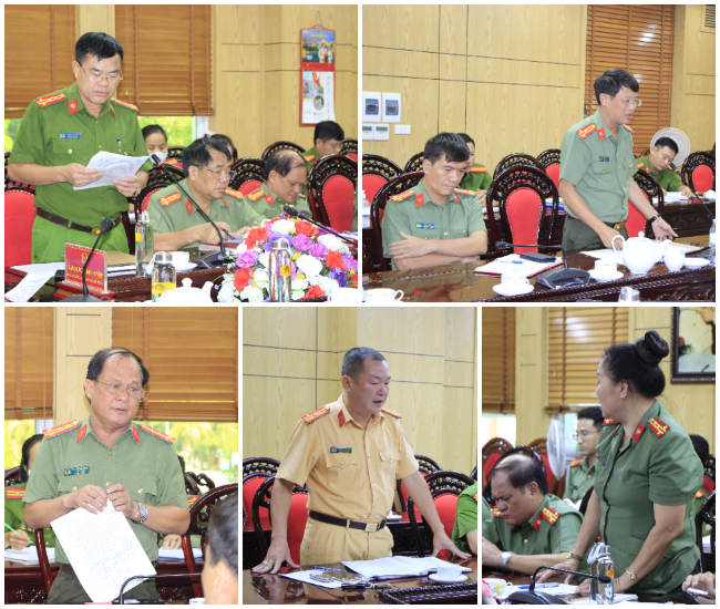 Các đại biểu phát biểu thảo luận tại cuộc họp