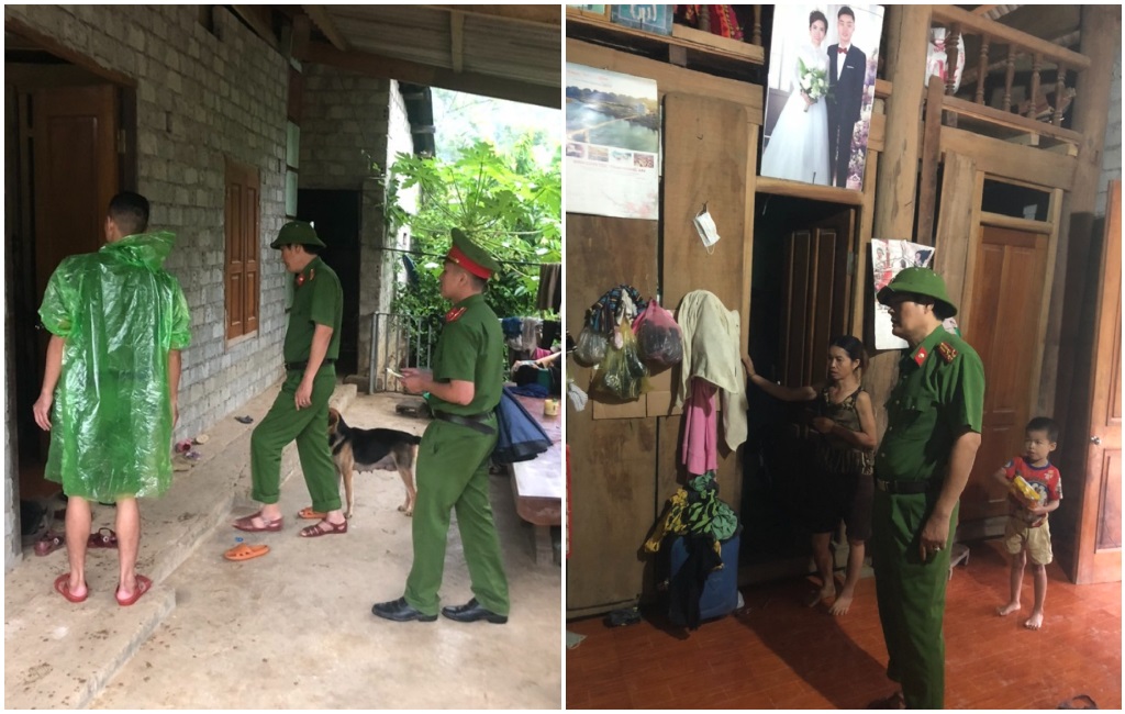 Thăm hỏi các hộ dân bị ảnh hưởng do mưa bão