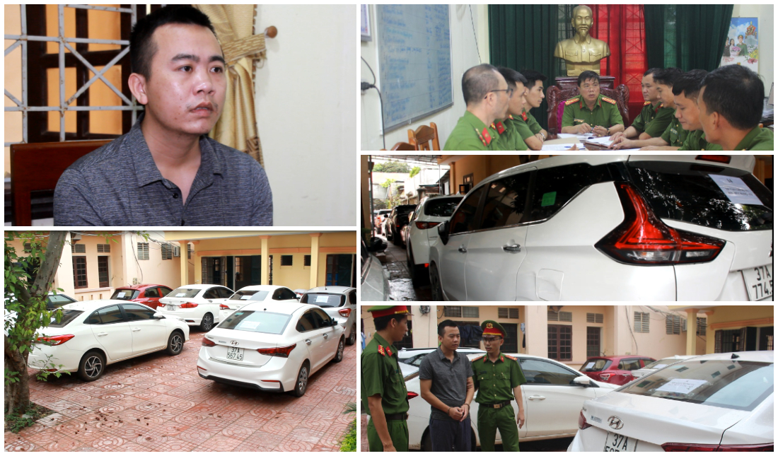 Phá chuyên án, bắt nhóm đối tượng thuê 27 xe ô tô tự lái rồi chiếm đoạt hàng chục tỷ đồng