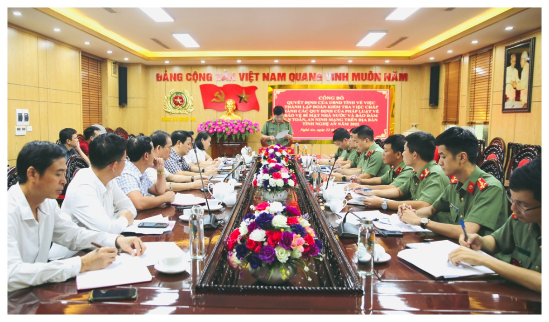 Thành lập Đoàn kiểm tra việc chấp hành bảo vệ bí mật Nhà nước
