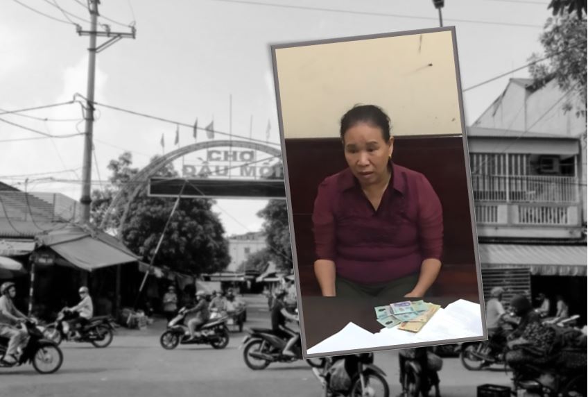 Bắt 'nữ quái' hành nghề 'hai ngón' tại chợ đầu mối