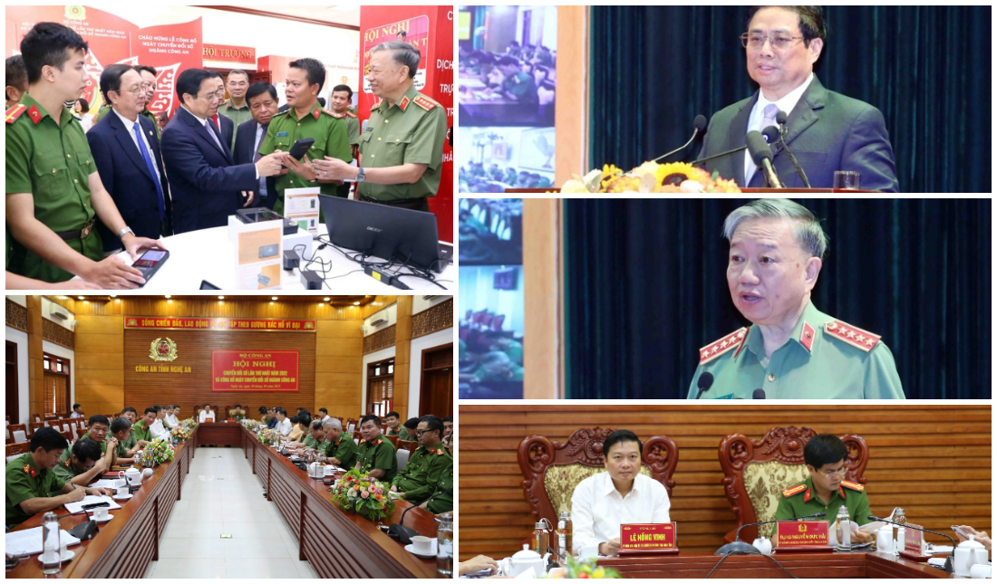 Hội nghị Chuyển đổi số lần thứ nhất năm 2022 và Công bố Ngày chuyển đổi số ngành Công an