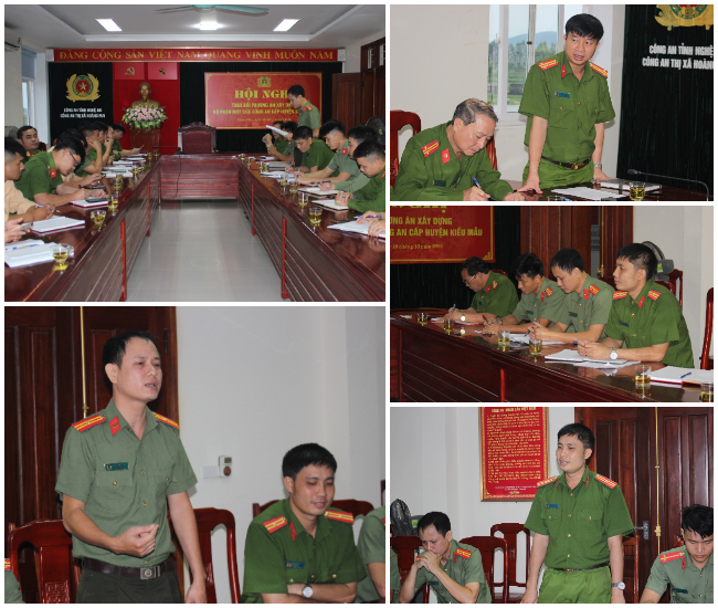 Hội nghị trao đổi công tác xây dựng mô hình Bộ phận một cửa Công an cấp huyện kiểu mẫu