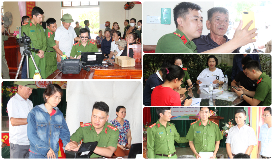 Công an huyện Nghi Lộc nỗ lực trong thực hiện hiệu quả Đề án 06