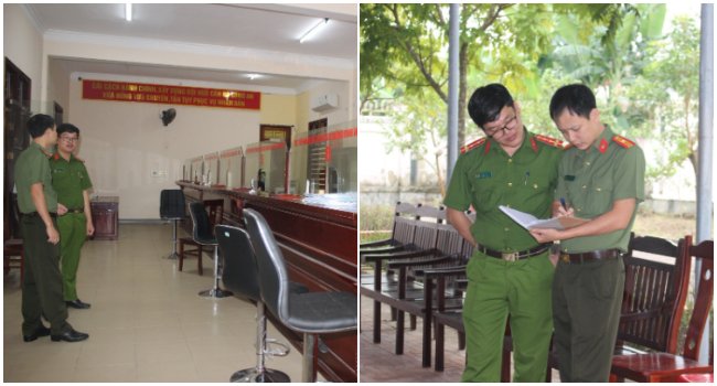 Trao đổi một số nội dung xây dựng Bộ phận một cửa Công an cấp huyện kiểu mẫu tại Công an một số địa phương