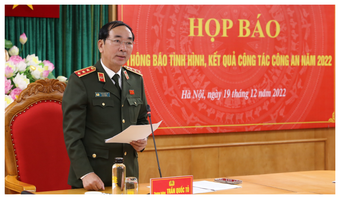 Bộ Công an tổ chức Họp báo thông báo tình hình, kết quả công tác công an năm 2022
