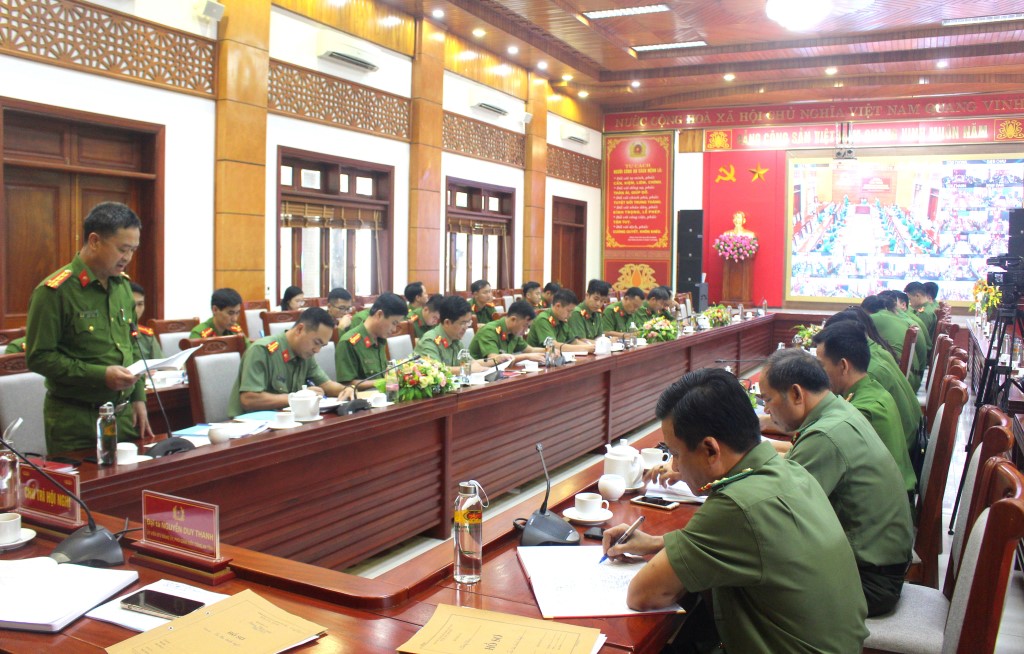 Sơ kết 01 tháng triển khai Kế hoạch cao điểm của Bộ Công an