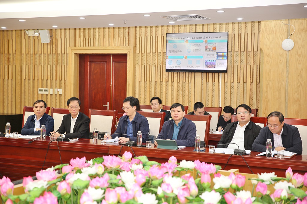 Các đại biểu dự Hội nghị tại điểm cầu tỉnh Nghệ An