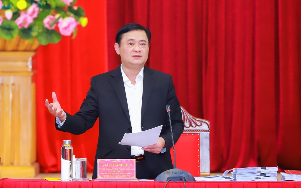 Bí thư Tỉnh ủy Thái Thanh Quý kết luận 02 nội dung của Công an Nghệ An tại phiên họp