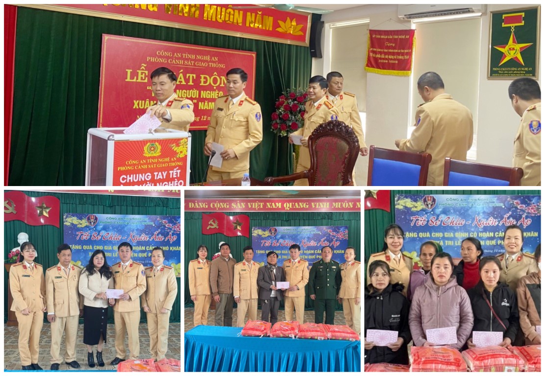 Hơn 120 triệu đồng ủng hộ người nghèo đón Tết