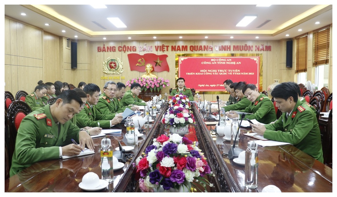 Hội nghị tổng kết công tác Quản lý hành chính về trật tự xã hội năm 2022 và triển khai công tác năm 2023