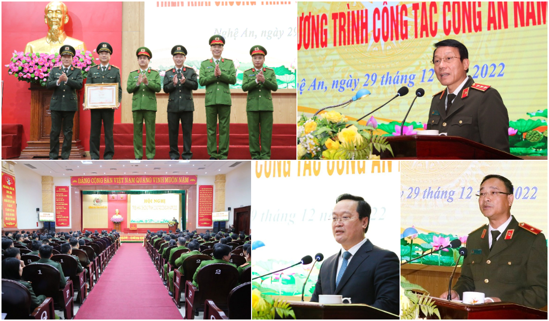 Công an tỉnh Nghệ An triển khai chương trình công tác năm 2023