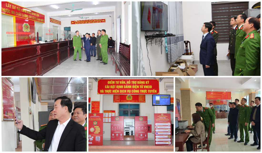 Công an các huyện Hưng Nguyên, Thanh Chương, Con Cuông ra mắt Bộ phận một cửa Công an cấp huyện kiểu mẫu