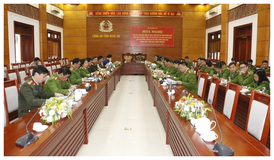 Hội nghị tổng kết cao điểm tổng rà soát, kiểm tra an toàn phòng cháy, chữa cháy và quán triệt Chỉ thị số 01/CT-TTg của Thủ tướng Chính phủ