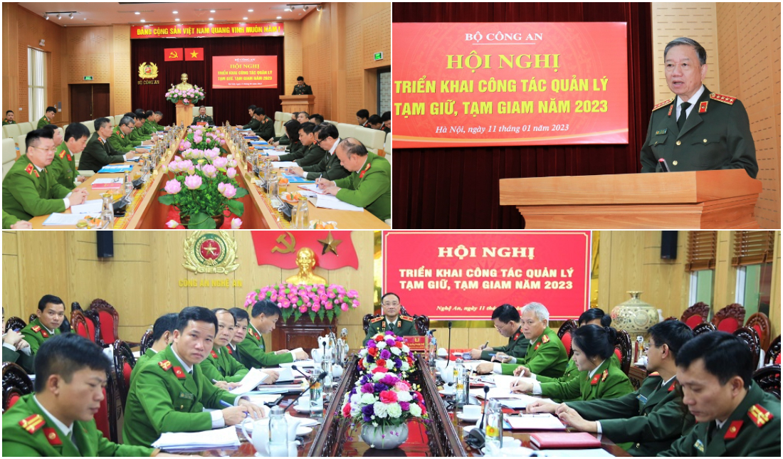 Triển khai công tác tạm giữ, tạm giam năm 2023