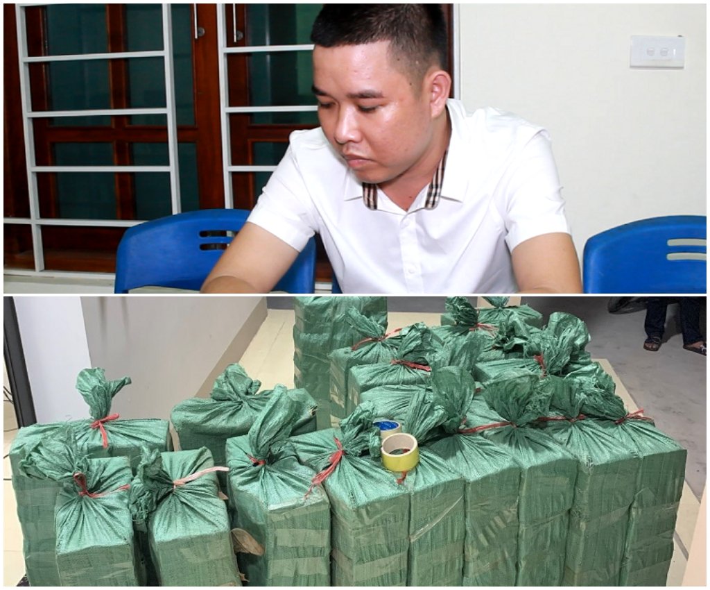 Đối tượng Ngô Sỹ Vinh và số lượng pháo bị thu giữ