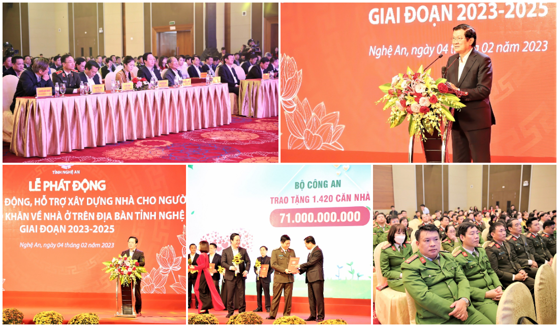 Nghệ An: Phát động cuộc vận động hỗ trợ xây dựng nhà cho người nghèo, người có hoàn cảnh khó khăn về nhà ở giai đoạn 2023-2025
