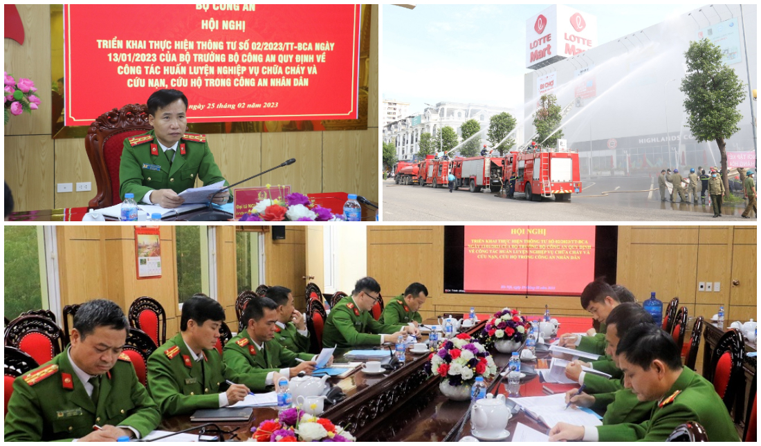 Triển khai thông tư của Bộ Công an về công tác huấn luyện nghiệp vụ chữa cháy và cứu nạn, cứu hộ