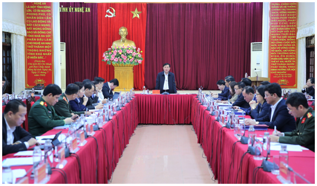 Thống nhất ban hành Chỉ thị, Nghị quyết của Ban Thường vụ Tỉnh ủy về xây dựng Công an xã, phường, thị trấn trong tình hình mới