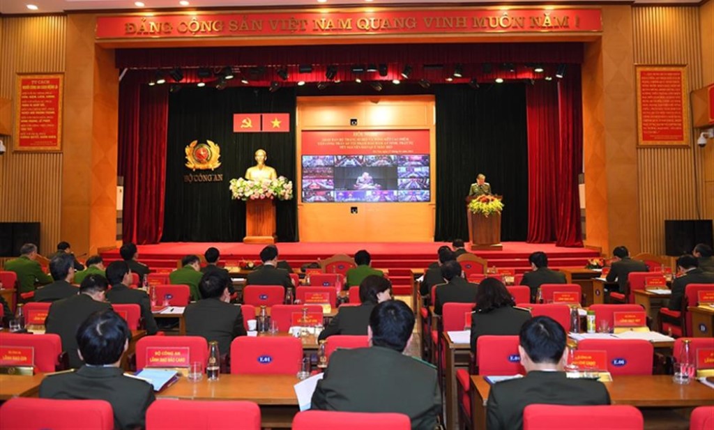 Tại điểm cầu Bộ Công an